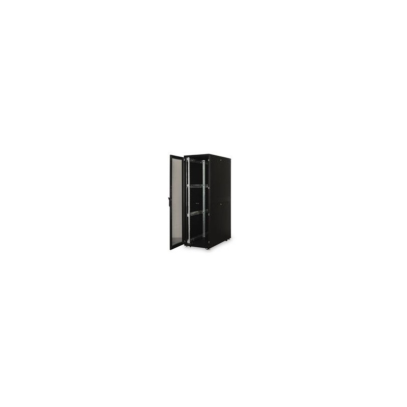 Digitus Serverový stojan 42U, Unique Series, dveře z perforované oceli 2050x600x1200 mm, barva černá (RAL 9005)