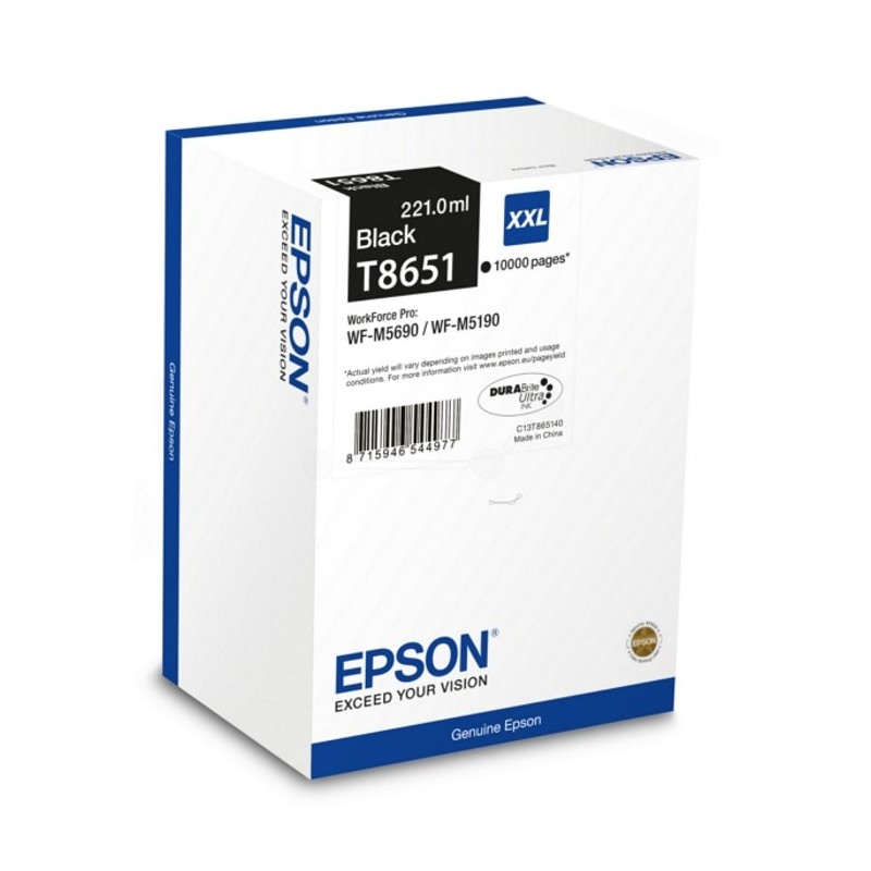 EPSON NK CARTRIDGE BLACK 10K pro WF-M5690DWF/M5190DW, ČB 10 000 stran