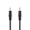 Nedis CAGB22000BK15 - Stereofonní Audio Kabel | 3,5mm Zástrčka - 3,5mm Zástrčka | 1,5 m | Černá barva