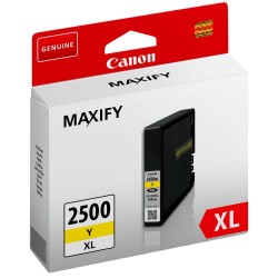 Canon CARTRIDGE PGI-2500XL Y žlutá pro Maxify iB4050, iB4150, MB5050, MB5150, MB5155, MB5350, MB5450 a MB5455 (1295str.)