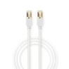 Nedis CCBW85221WT50 - CAT6 S/FTP Síťový Kabel | RJ45 (8P8C) Zástrčka – RJ45 (8P8C) Zástrčka | 5 m | Bílá barva