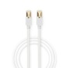 Nedis CCGB85221WT20 - CAT6 S/FTP Síťový Kabel | RJ45 (8P8C) Zástrčka – RJ45 (8P8C) Zástrčka | 2 m | Bílá barva