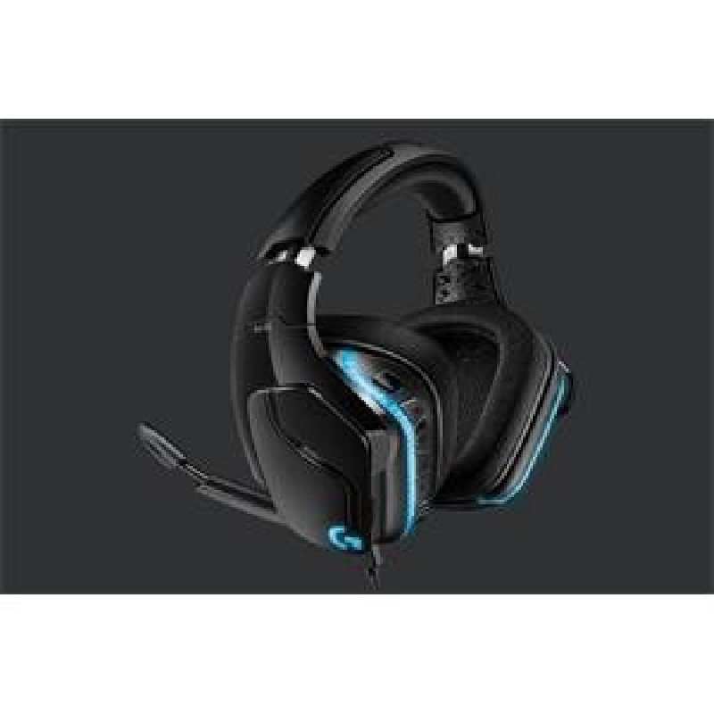 Logitech náhlavní drátová herní souprava G635 7.1 DTS Lightsync - černé