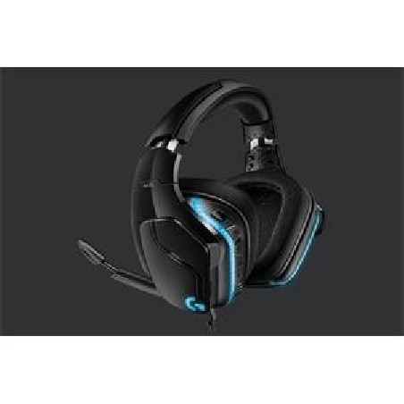 Logitech náhlavní drátová herní souprava G635 7.1 DTS Lightsync - černé