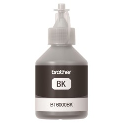BROTHER INK BT-6000BK black pro T300, T500W, T700W, cca 6000 stránek, pigmentový - INKTANK
