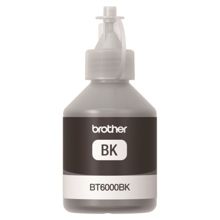 BROTHER INK BT-6000BK black pro T300, T500W, T700W, cca 6000 stránek, pigmentový - INKTANK
