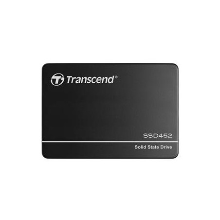TRANSCEND SSD452K-I 1TB Industrial (3K P/E) SSD disk 2.5" SATA3, 3D TLC, Aluminium case, 560MB/s R, 520 MB/W, černý