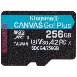 Kingston Canvas Go Plus A2/Micro SDXC/256GB/UHS-I U3 / Class 10