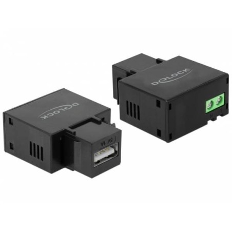 Delock Keystone Modul mit USB Typ-A Ladebuchse 1 A černá