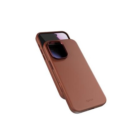 Epico Leather Mag+ Case iPhone 17 - hnědá