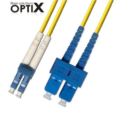 OPTIX LC-SC patch cord 09/125 10m duplex G657A 1,8mm