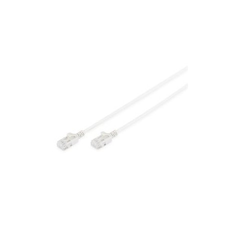 Digitus CAT 6 U-UTP slim patch cord, Cu, LSZH AWG 28/7, length 2 m, color Grey