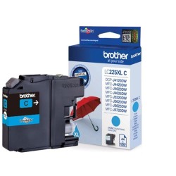 BROTHER INK LC-225XLC azurový inkoust (až 1200 stran A4 dle ISO 24711)