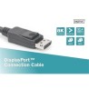 DIGITUS Připojovací kabel DisplayPort, DP M / M, 5,0 m, Ultra HD 8K, verze 1.3 / 1.4, bl