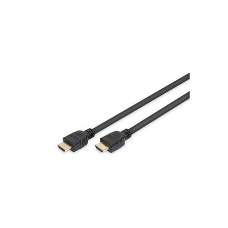 Digitus připojovací kabel HDMI 2.1 Ultra High Speed, typ A M / M, 5,0 m, s Ethernetem, UHD 8K 60p, zlacené konektory