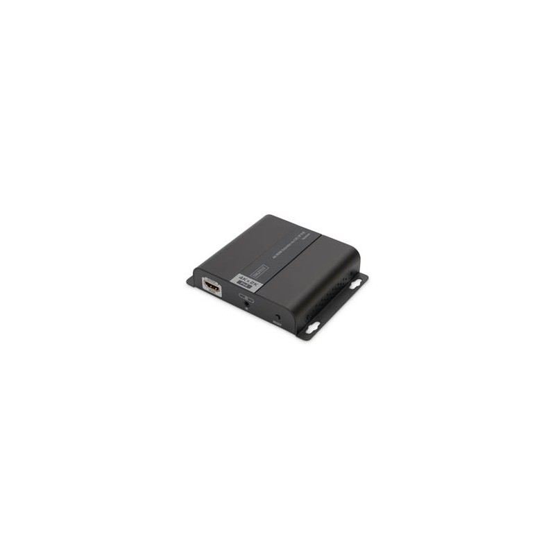 DIGITUS 4K HDMI Extender, přijímací jednotka přes IP / CAT 5, 6 (120 m), napájení POE