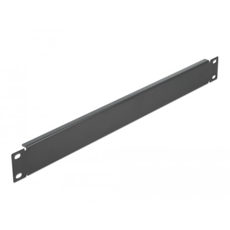 Delock 19” Záslepka síťové skříně o rozměru 1U, černá