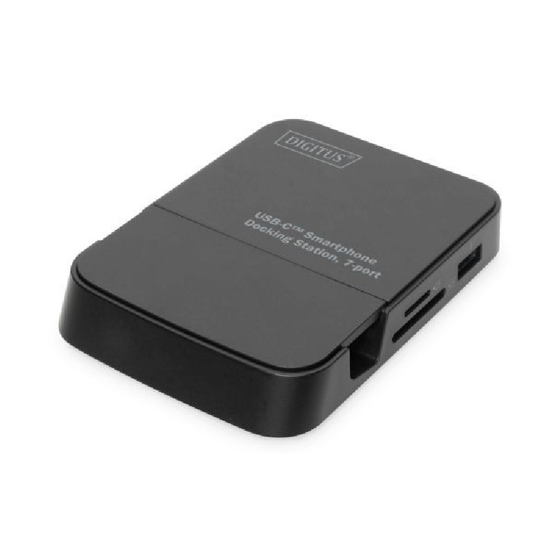 DIGITUS Dokovací stanice pro smartphony, 2x USB 2.0, 1x Hub USB 3.0 1x HDMI, 1x SD 2.0, 1x Micro SD 2.0