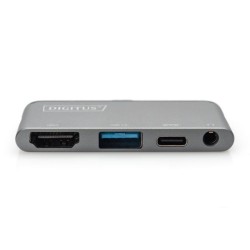 Digitus dokovací stanice pro tablet 1x HDMI, 1x USB3.0, 1x Audio, 1x USB-C (PD)