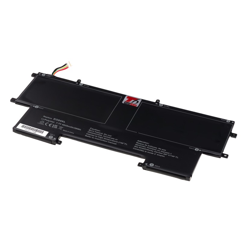 Baterie T6 Power pro HP EliteBook Folio G1, 4935mAh, 38Wh, 4cell, Li-pol