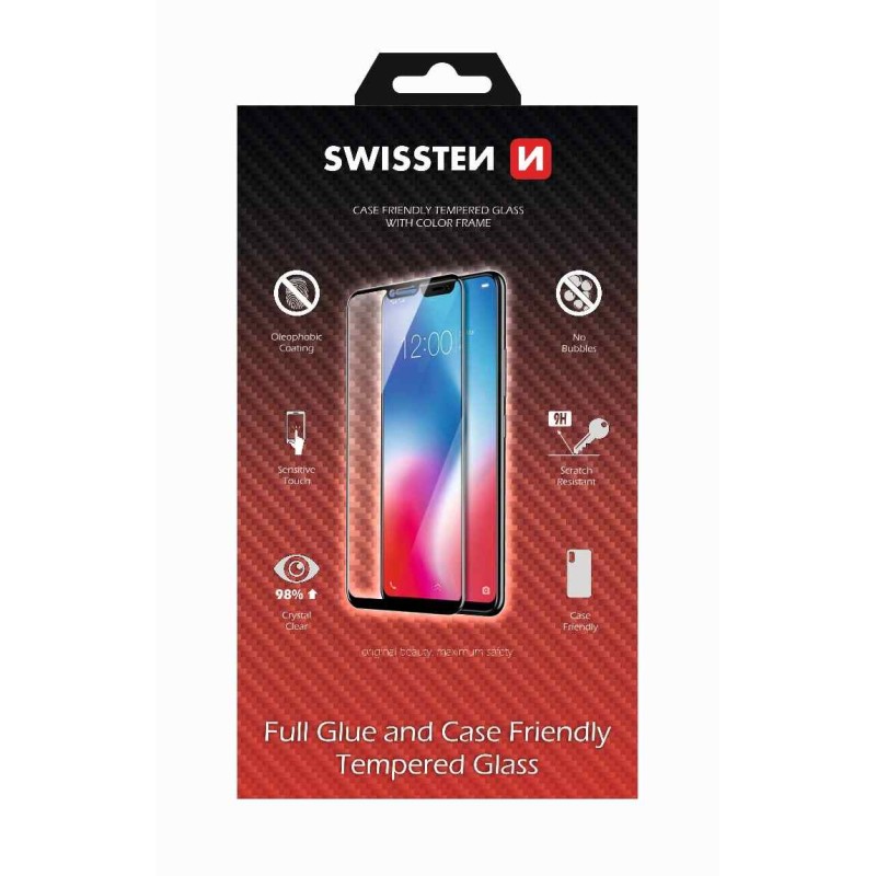 Swissten ochranné Sklo Case Friendly Amsung A405 Galaxy A40 černé