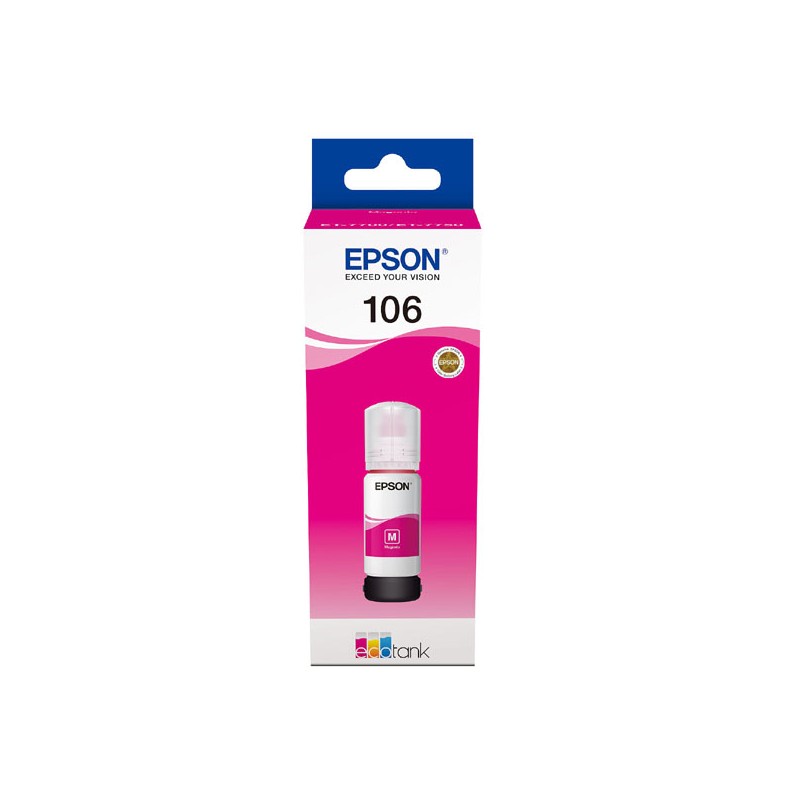 EPSON ink bar 106 EcoTank Magenta ink bottle, FOTO 1900 stran