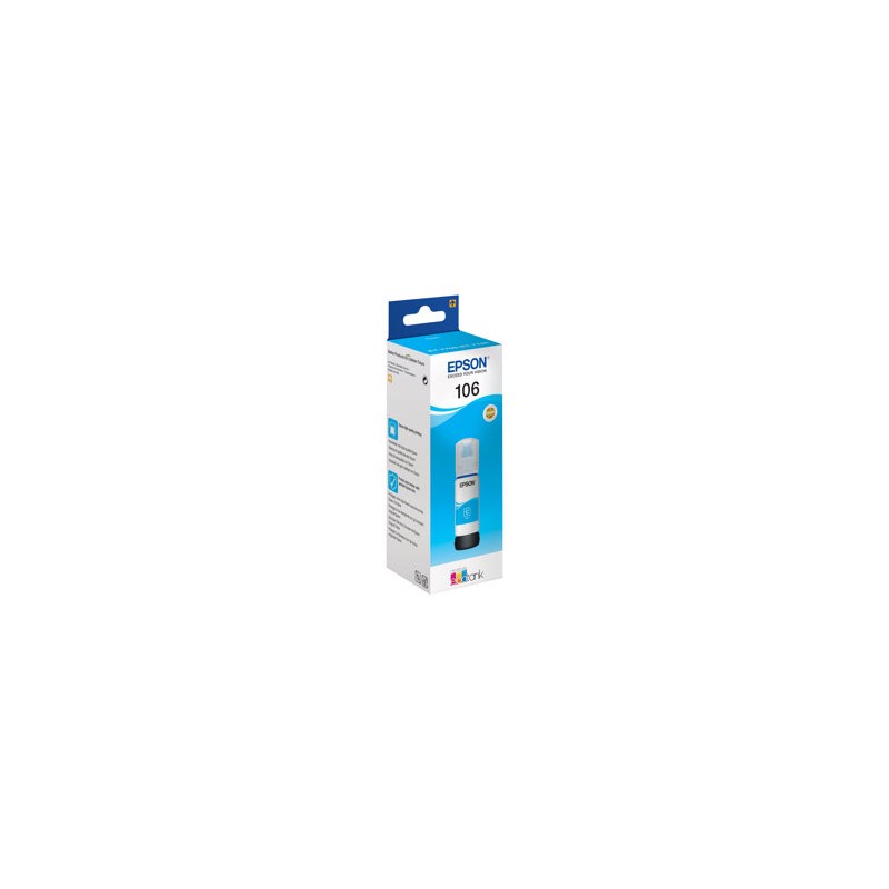 EPSON ink bar 106 EcoTank Cyan ink bottle, FOTO 1900 stran