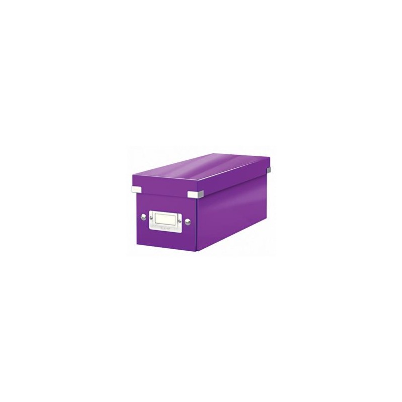 LEITZ Krabice na CD Click&Store, purpurová
