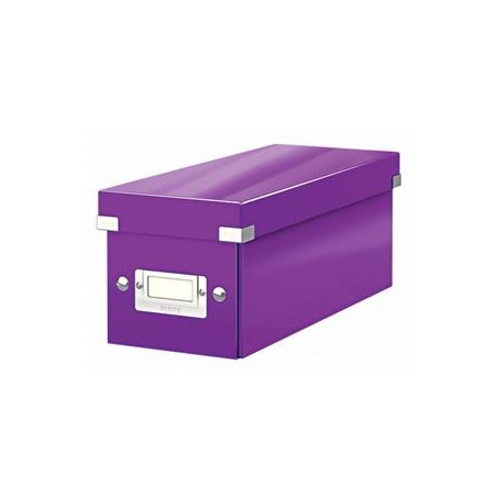 LEITZ Krabice na CD Click&Store, purpurová