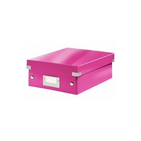 LEITZ Organizační box Click&Store, velikost S, růžová