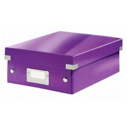 LEITZ Organizační box Click&Store, velikost S, purpurová