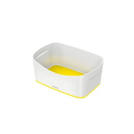 LEITZ Stolní box MyBox, bílá/žlutá