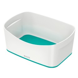 LEITZ Stolní box MyBox, bílá/ledově modrá