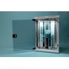 Digitus 10 "a 19" kombinovaná nástěnná skříň 10U horizontální (10 "), 5U vertikální (19"), šedá