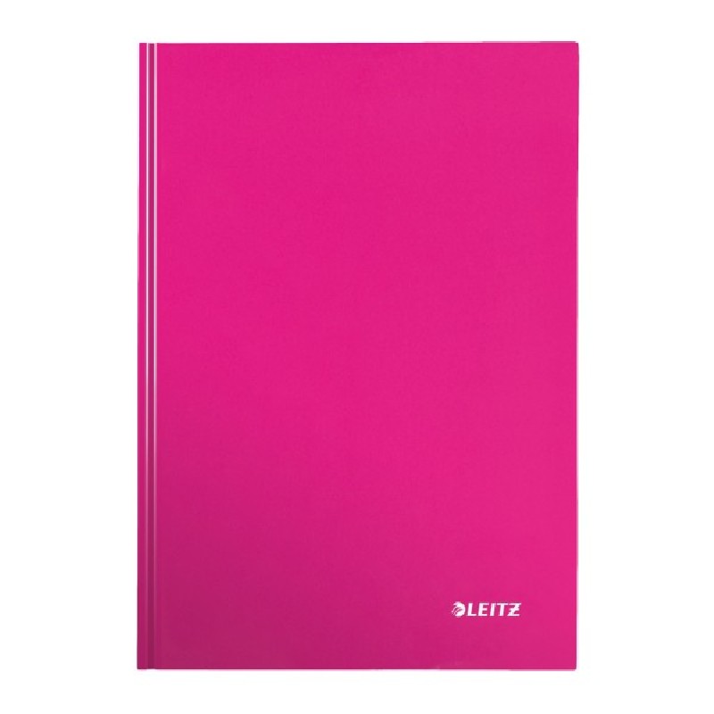 LEITZ Zápisník WOW, A4, linka, růžový