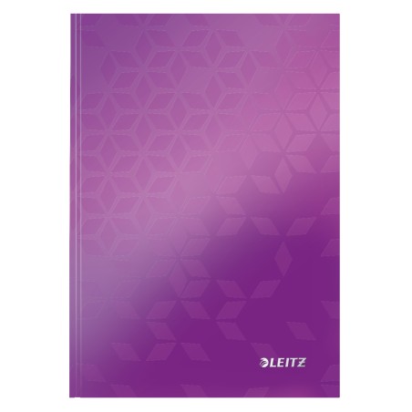 LEITZ Zápisník WOW, A5, linka, purpurová