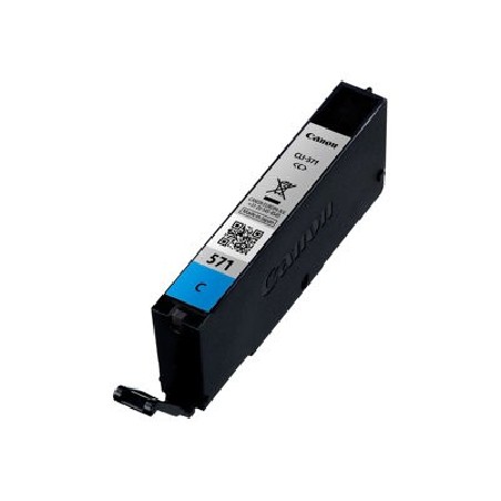 CANON CARTRIDGE CLI-571 C azurová pro PIXMA MG575x, MG685x, MG775x, TS505x, TS605x, TS805x, TS905x (311 str.)