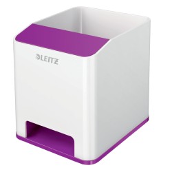 LEITZ Stojánek na tužky WOW hudební, bílá/fialová