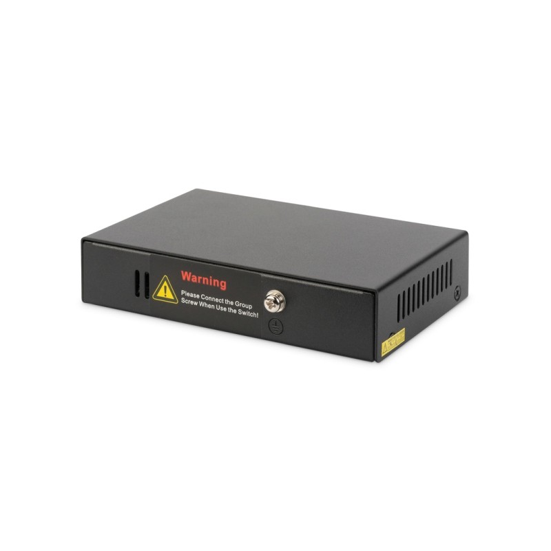 Digitus Gigabit PoE Indoor Extender, 2-portový, 60W 100m rozšíření, kaskádovatelný, vlastní napájení