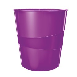 LEITZ Odpadkový koš WOW, purpurová
