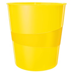 LEITZ Odpadkový koš WOW, žlutá