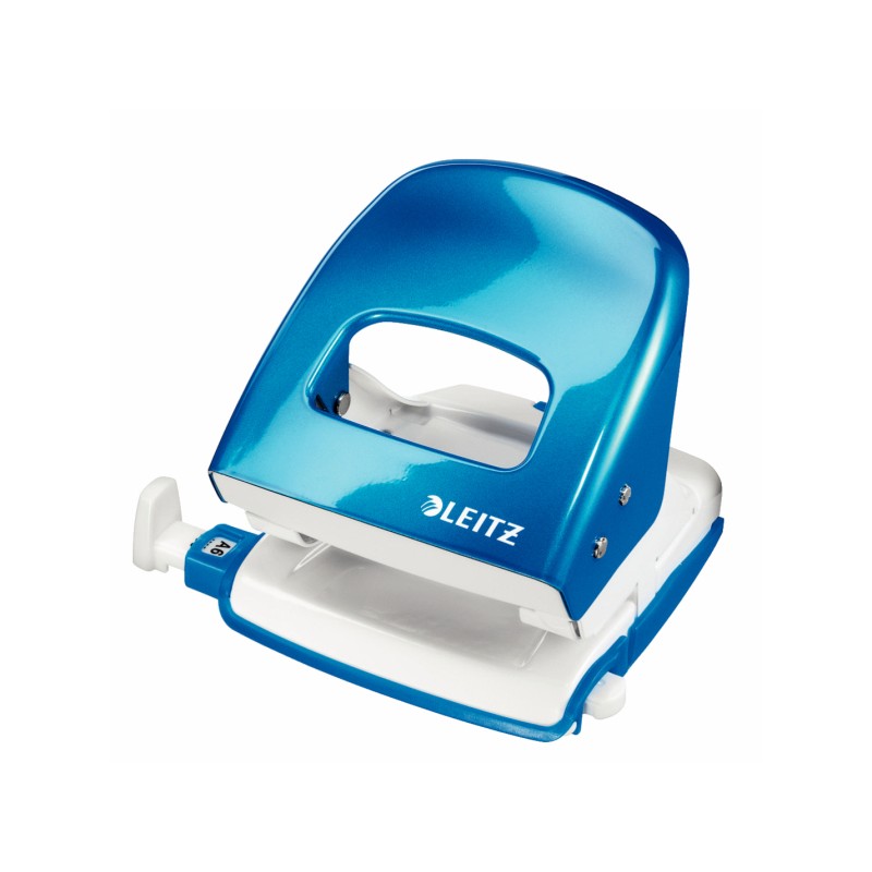 LEITZ Stolní děrovačka NeXXt WOW 5008, met. modrá, box