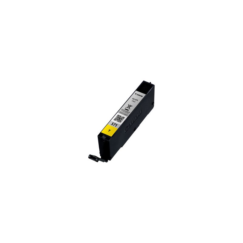 CANON CARTRIDGE CLI-571 Y žlutá pro PIXMA MG575x, MG685x, MG775x, TS505x, TS605x, TS805x (323 str.)