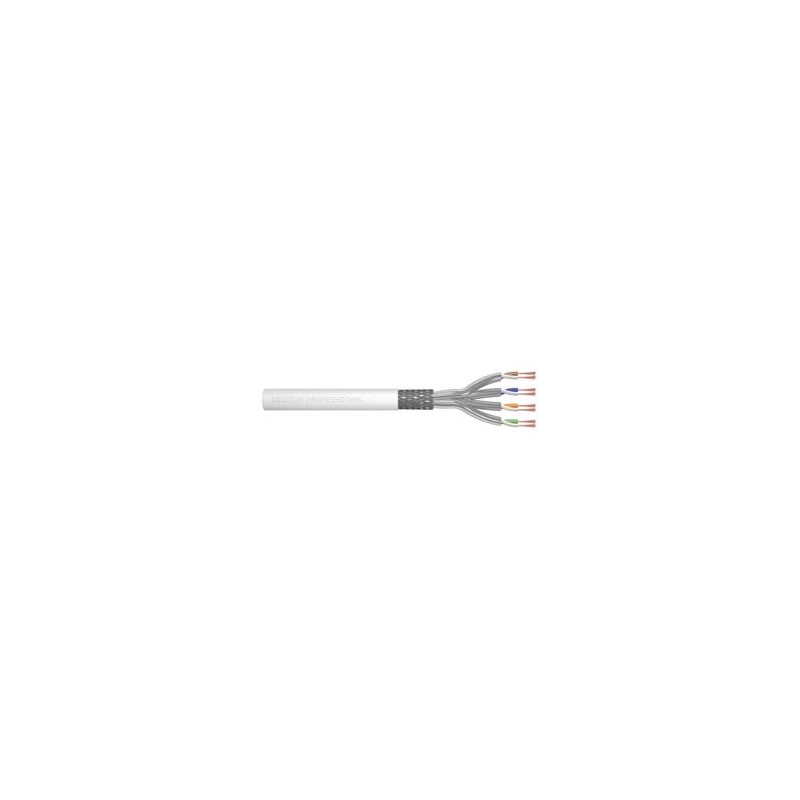 Digitus CAT 7 S-FTP PiMF flex RAW kabel AWG 26/7, LSZH, 500 m, barva šedá