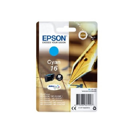 Epson Singlepack Cyan 16 DURABrite Ultra Ink