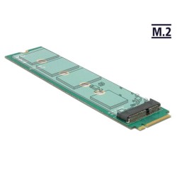 Delock Adapter M.2 Key M male M.2 Key E slot