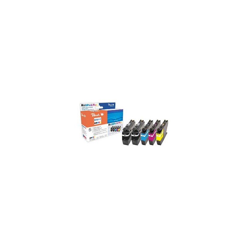 PEACH kompatibilní cartridge Brother LC-3211 MultiPack, 1x4.8ml, 3x2.9ml