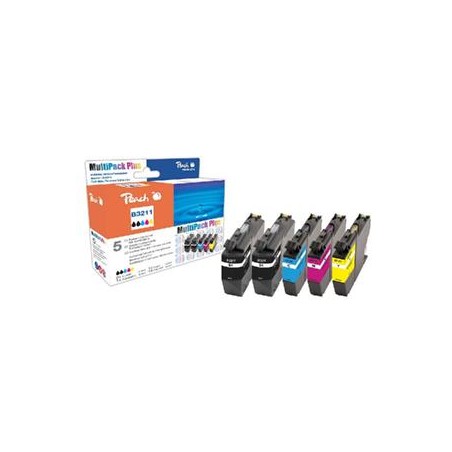 PEACH kompatibilní cartridge Brother LC-3211 MultiPack, 1x4.8ml, 3x2.9ml