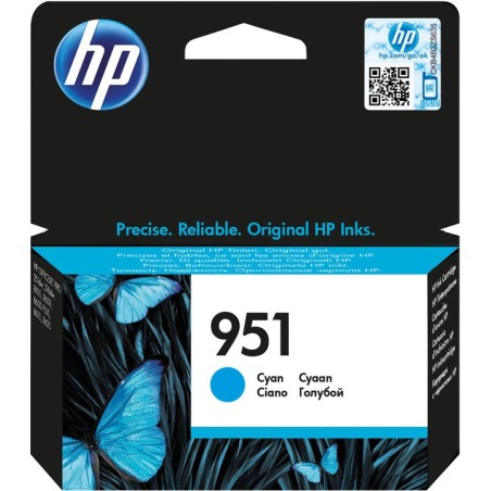 HP 951 Cyan Original Ink Cart, CN050AE (700 pages)