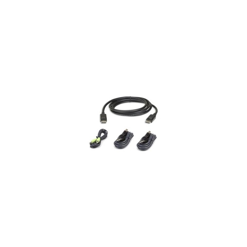 ATEN 3M USB DisplayPort Secure KVM Cable Kit